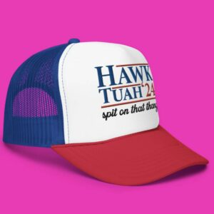 HAWK TUAH 24' Spit on That Thang Trucker Hat Funny Meme Trendy Hats