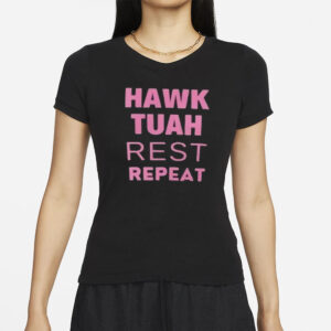 HAWK TUAH Rest Repeat Adult T-Shirt