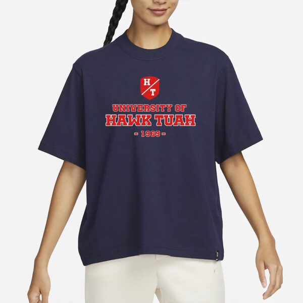 HAWK TUAH, University of Hawk Tuah 1969, Comfort Colors T-Shirt, Tik Tok, Trendy, Trending, Funny Sarcastic, TikTok Girls