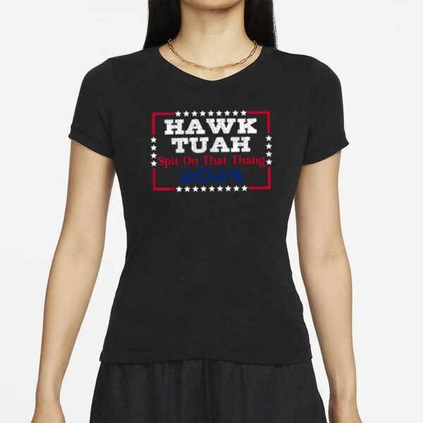 Hawk Thua 2024 US Flag Color Viral T-Shirts