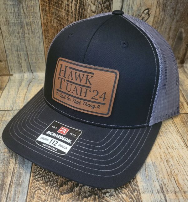 Hawk Tua spit on that thing 2024 leather patch hat