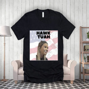 Hawk Tuah 2024 - America flag T-Shirt2