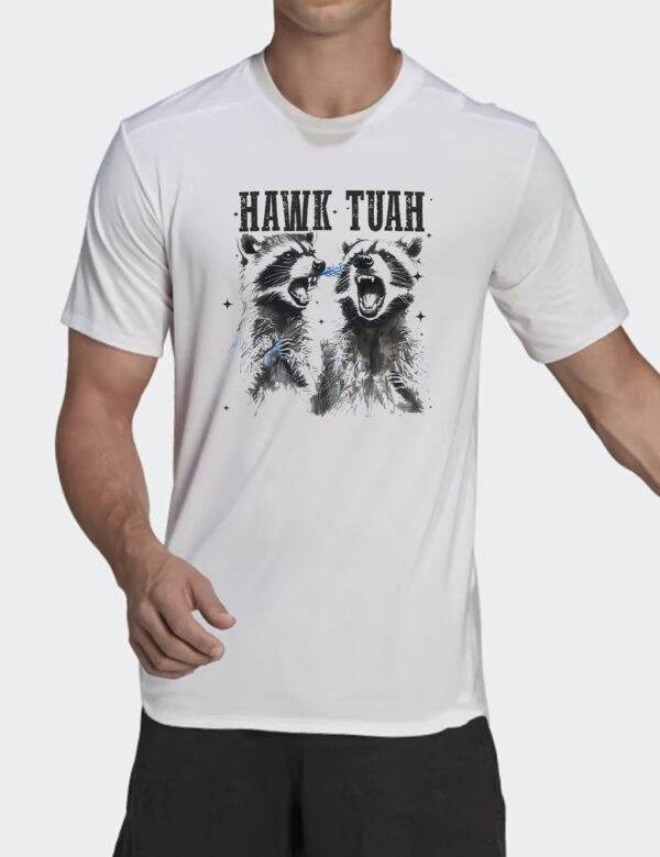 Hawk Tuah 2024 Raccoon Shirt, Funny Raccoon shirt, Spit On That Thing Girl Shirt, Funny Trendy Tshirt, Viral Tshirt, Funny Meme Girls