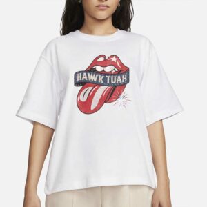 Hawk Tuah 2024 Spit On That Thang Funny Meme Girl 4th of July T-Shirt