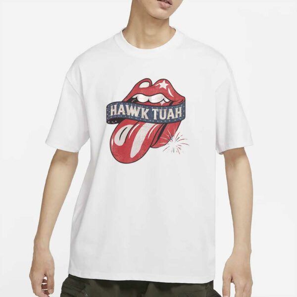 Hawk Tuah 2024 Spit On That Thang Funny Meme Girl 4th of July T-Shirts