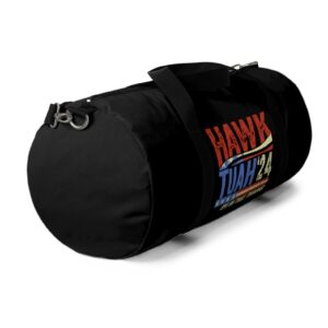 Hawk Tuah 24 Script Logo Duffle Bag