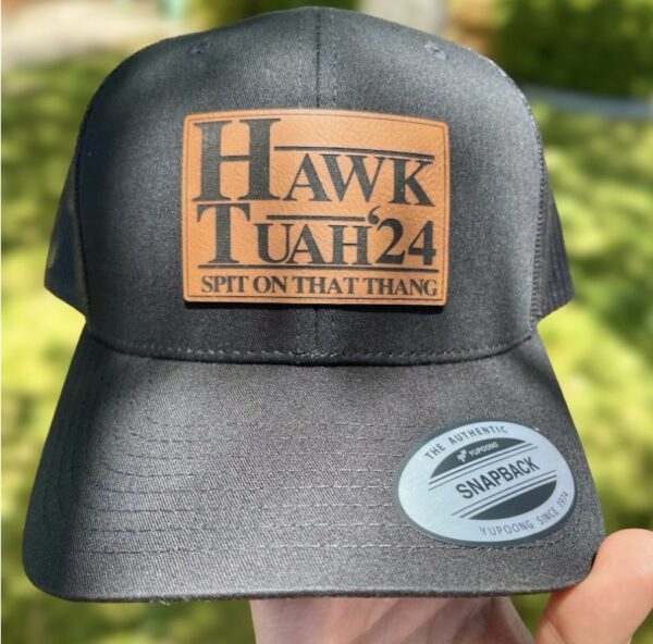 Hawk Tuah '24 Spit On That Thang Patch Trucker Hat