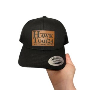 Hawk Tuah '24 Spit On That Thang Patch Trucker Hat Cap