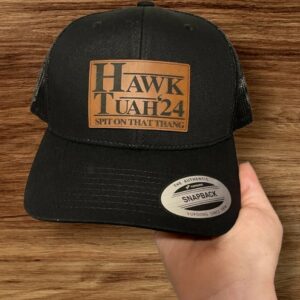 Hawk Tuah '24 Spit On That Thang Patch Trucker Hat Caps