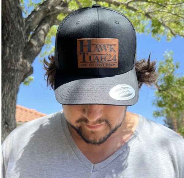 Hawk Tuah '24 Spit On That Thang Patch Trucker Hats