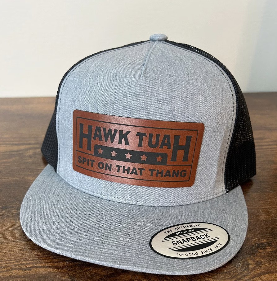 Hawk Tuah 24 Spit on That Thang Hat Trucker Snapback Hat