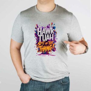 Hawk Tuah 4th of July Tiktok Trend Meme T-Shirt4