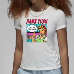 Hawk Tuah Comic Style T-Shirt2