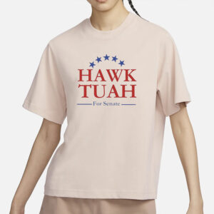 Hawk Tuah For Senate Meme Trend T-Shirt1