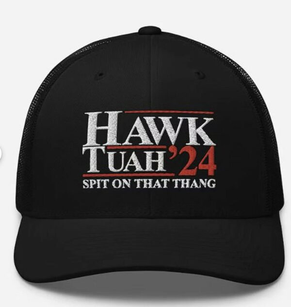 Hawk Tuah Hat - Hawk Tuah 24 Spit On That Thang - Meme Hat - Parody Hat Embroidered Trucker hat