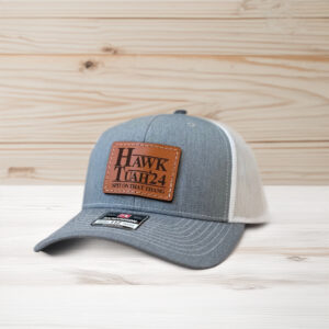 Hawk Tuah Leather Patch Hat