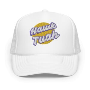 Hawk Tuah Logo 2024 Hat White