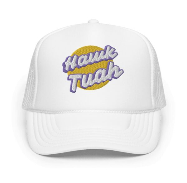 Hawk Tuah Logo 2024 Hat White