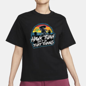 Hawk Tuah Meme Predator T-Shirt