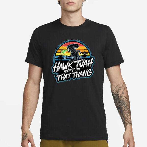 Hawk Tuah Meme Predator T-Shirts