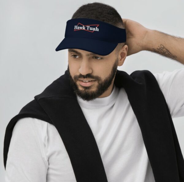 Hawk Tuah Meme Visor Hat Cap