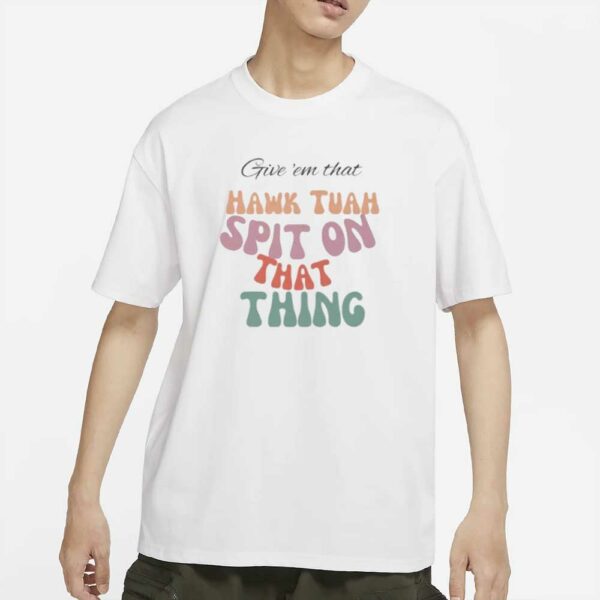 Hawk Tuah Mens Heavy Cotton PRo T-Shirts