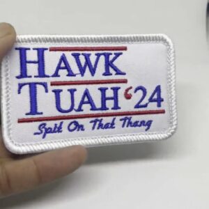 Hawk Tuah Patch Spit on That Thangs