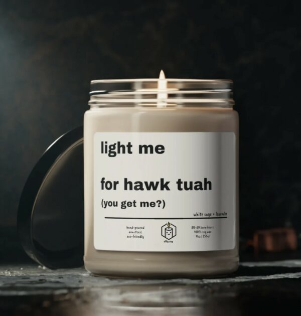 Hawk Tuah Scented Soy Candle, 9oz usa