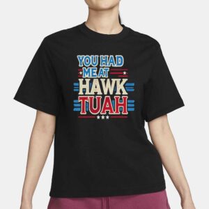 Hawk Tuah Shirt Hawk Tuuh Spit On That Thang Funny T-Shirt 2024 Viral Girl Shirt4