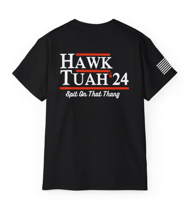 Hawk Tuah Sleeve right Flag USA T-Shirts