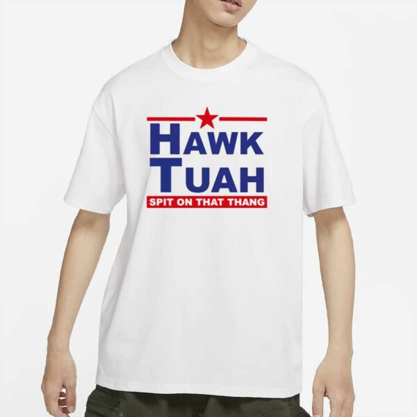 Hawk Tuah Spit On That Thang Funny Ladies T-Shirts