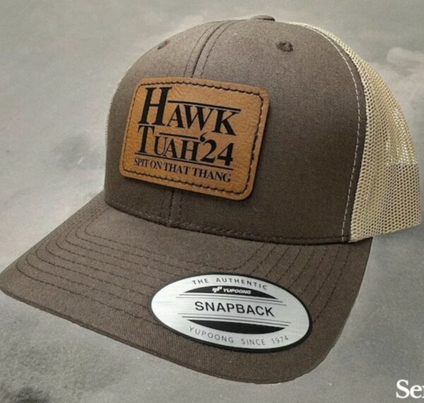 Hawk Tuah Spit On That Thang Trucker Style Snapback