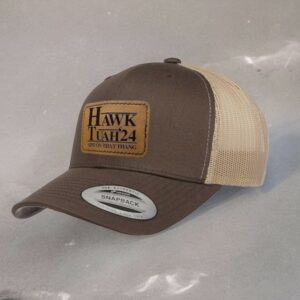 Hawk Tuah Spit On That Thang Trucker Style Snapback Hat