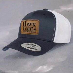 Hawk Tuah Spit On That Thang Trucker Style Snapback Hat Caps