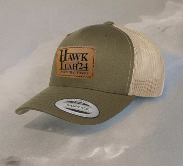 Hawk Tuah Spit On That Thang Trucker Style Snapback Hats