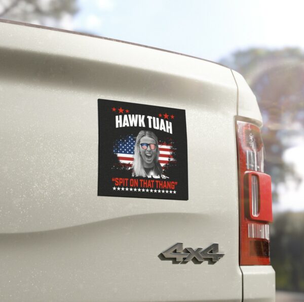 Hawk Tuah Spit On That Thing Presidential Utah Car Magnets usa