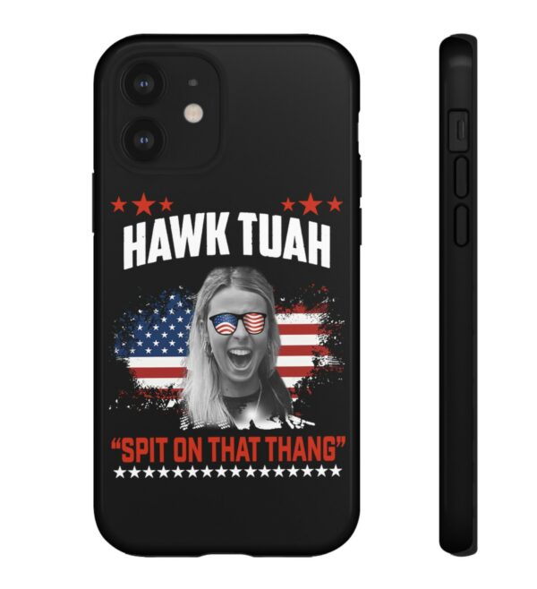 Hawk Tuah Spit On That Thing Presidential Utah iPhone Case