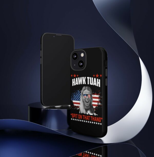 Hawk Tuah Spit On That Thing Presidential Utah iPhone Cases