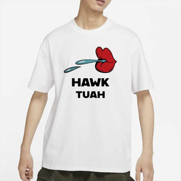 Hawk Tuah Spit On That Thing T-Shirt - Funny Viral Video Meme - Gift