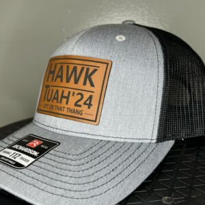 Hawk Tuah Spit on that thangTrendy Hat Funny Hat Funny Hats For Men Custom Made Leather Patchs