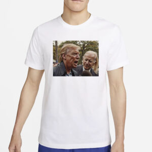 Hawk Tuah T-Shirt Meme Trump Spit On That Joe2