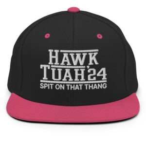 Hawk Tuah Tush '24 2024 Spit on that Thang Snapback Hat Cap