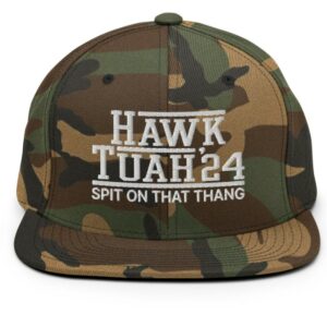 Hawk Tuah Tush '24 2024 Spit on that Thang Snapback Hat Caps