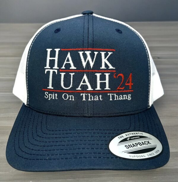 Hawk Tuah hat, Spit on that thang, Embroidered hat