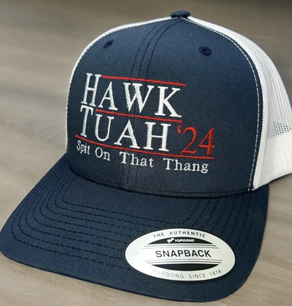 Hawk Tuah hat, Spit on that thang, Embroidered hats