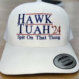 Hawk Tuah hats, Spit on that thang, Embroidered hat