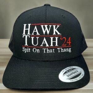 Hawk Tuah hats, Spit on that thang, Embroidered hats