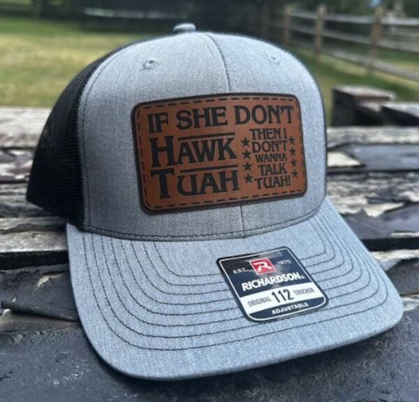 Hawk Tuah spit on that thang Trucker Snapback Hat Cap