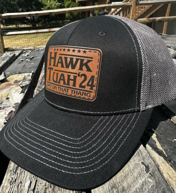 Hawk Tuah spit on that thang Trucker Snapback Hats