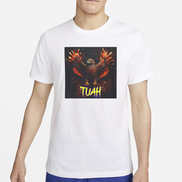 Iconic Hawk Tuah T-Shirt With A Phoenix Hawks